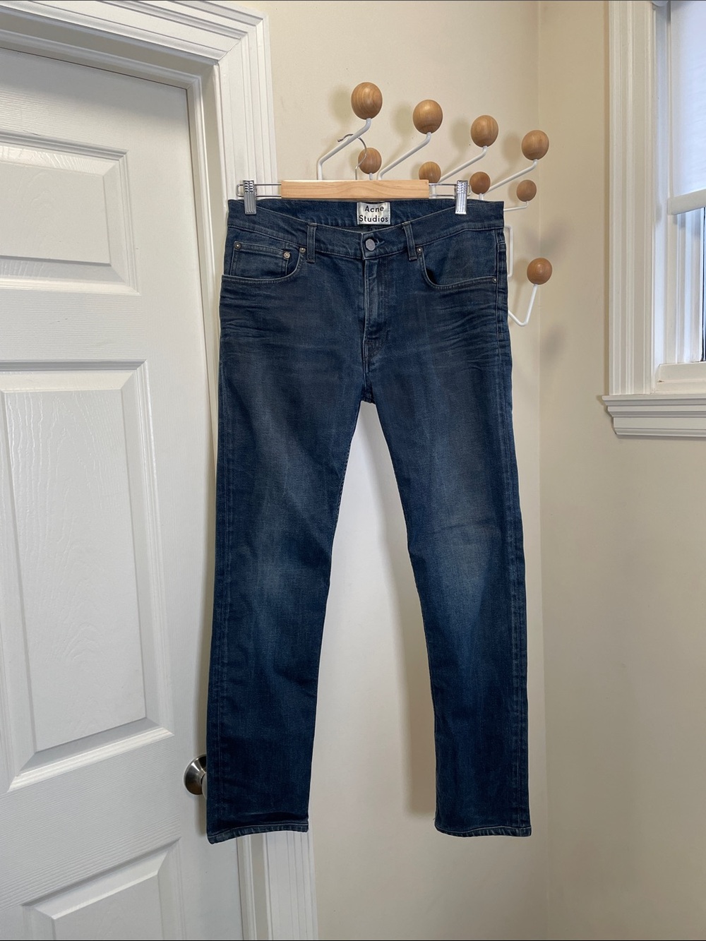 Acne Studios - Classic Slim Legged Denim Jeans  Blue - 34x32
